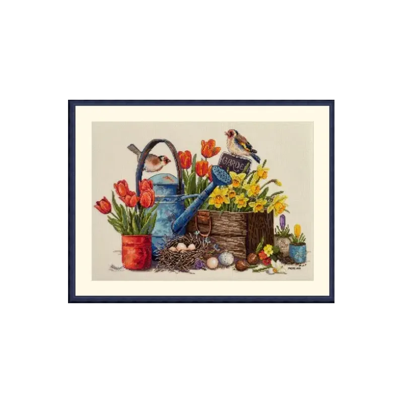 Набор для вышивания крестом "Весенний сад" 27x40 SK251