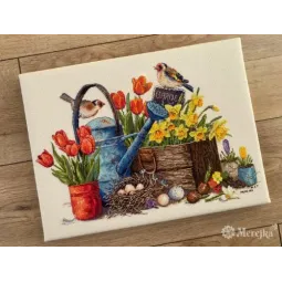 Cross stitch kit "Spring Garden" 27x40 SK251
