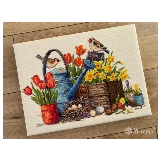 Набор для вышивания крестом "Весенний сад" 27x40 SK251