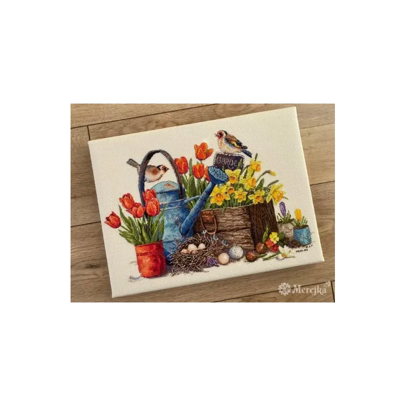 Набор для вышивания крестом "Весенний сад" 27x40 SK251