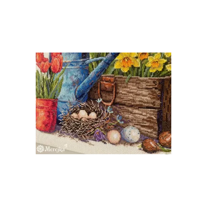 Набор для вышивания крестом "Весенний сад" 27x40 SK251