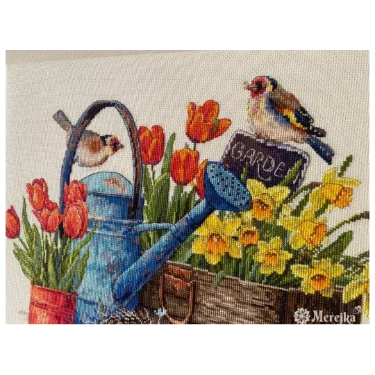 Набор для вышивания крестом "Весенний сад" 27x40 SK251