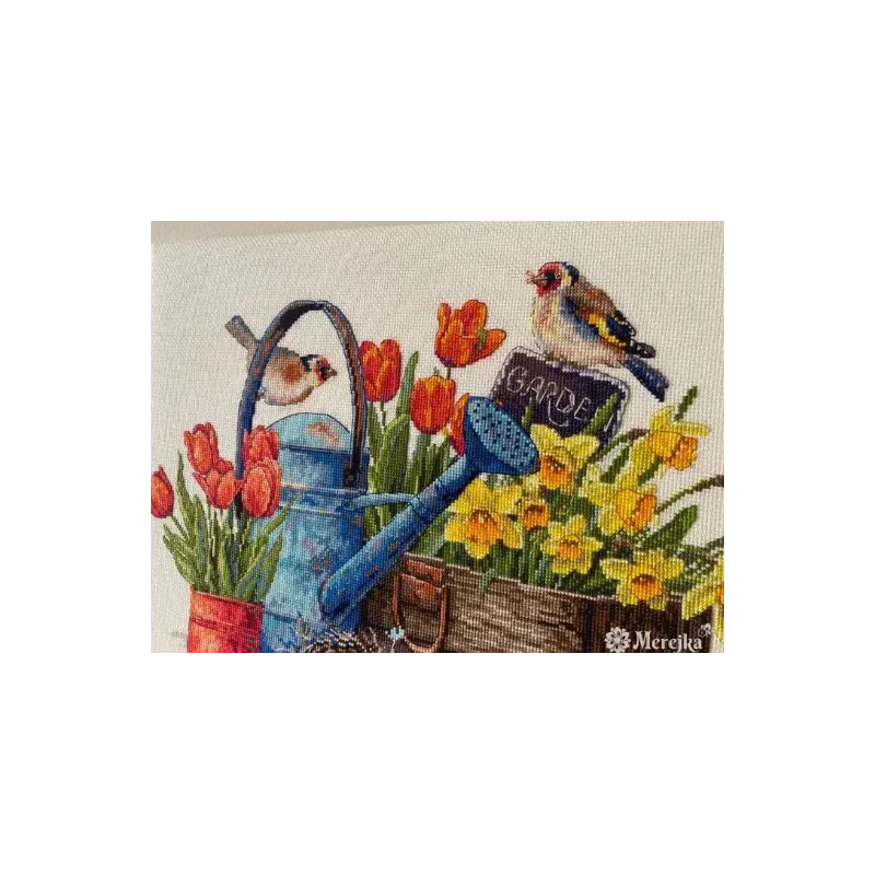 Набор для вышивания крестом "Весенний сад" 27x40 SK251
