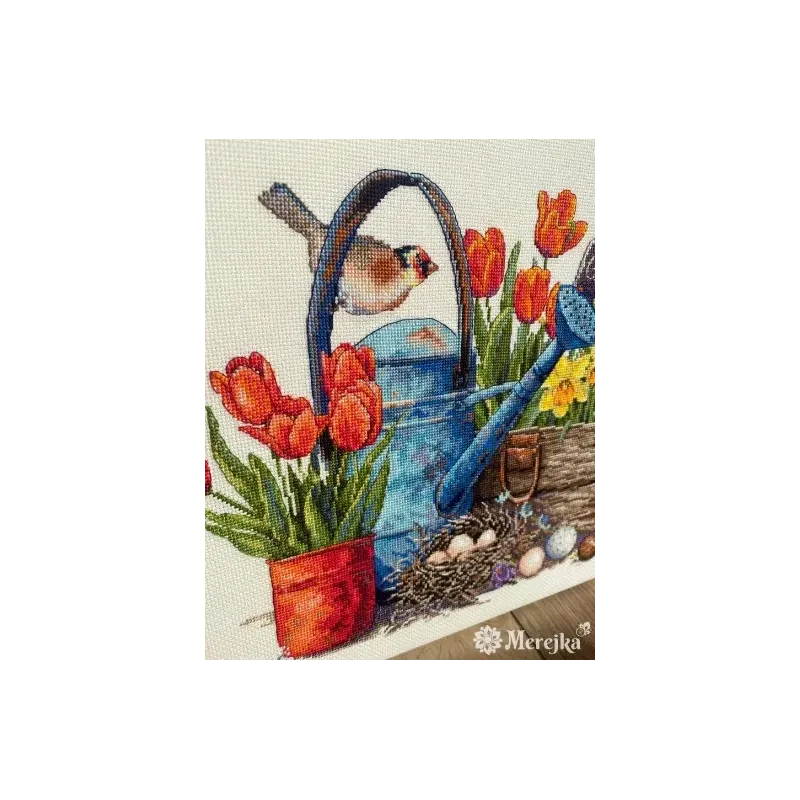 Набор для вышивания крестом "Весенний сад" 27x40 SK251