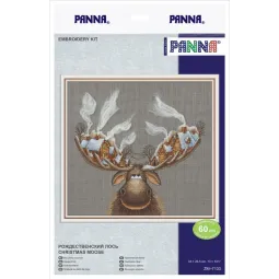 Kit de point de croix PANNA "Elk de Noël" PZM-7103