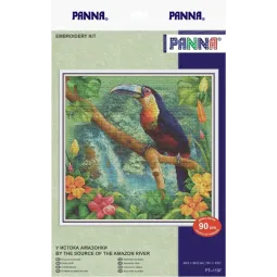 Kit de point de croix PANNA "À la source de l'Amazone" PPT-1197