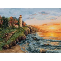 Kit de point de croix PANNA "Sur le rivage" PPS-7369