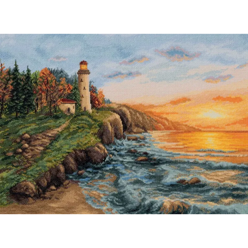 Kit de point de croix PANNA "Sur le rivage" PPS-7369