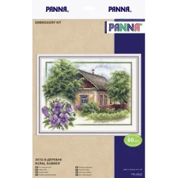 Kreuzstich-Set PANNA "Sommer im Dorf" PPS-0322