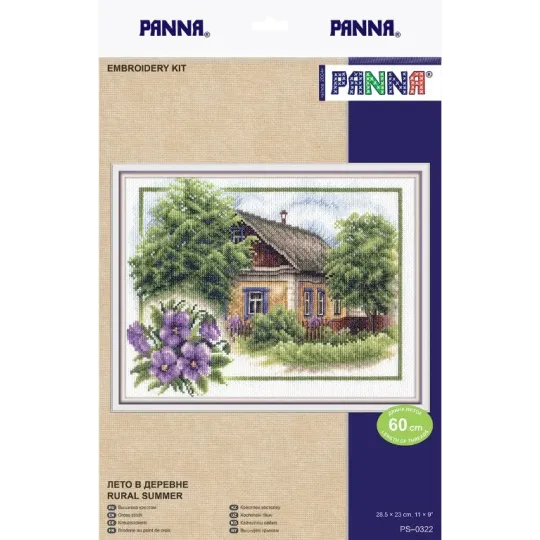 Набор для вышивания крестом PANNA "Лето в деревне" PPS-0322