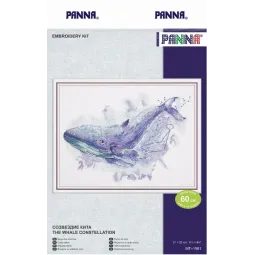 Kryželiu siuvinėjimo rinkinys PANNA "Banginio žvaigždynas" PMT-1961