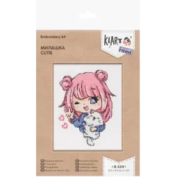 Cross stitch kit KLART "Cutie" KL8-554