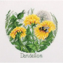 Cross stitch kit KLART "Floral tenderness. Dandelions" KL8-373