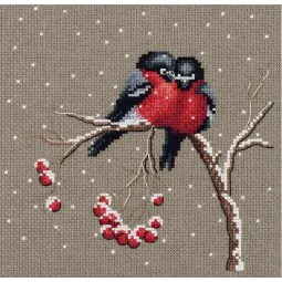 Cross stitch kit KLART "Warmer together" KL8-297