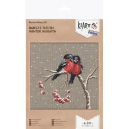 Cross stitch kit KLART "Warmer together" KL8-297