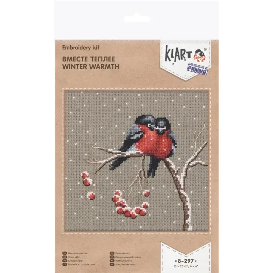 Kit de point de croix KLART "Plus chauds ensemble" KL8-297