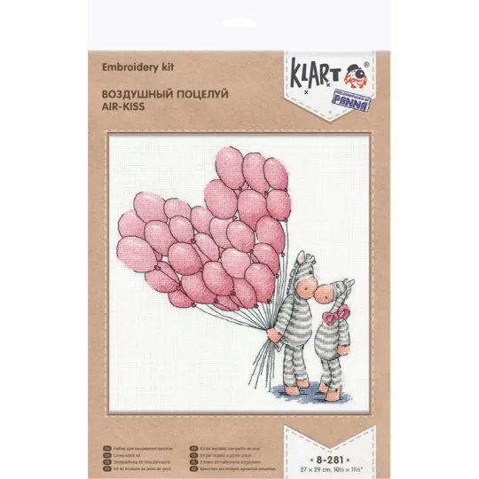 Kreuzstich-Set KLART "Luftkuss" KL8-281