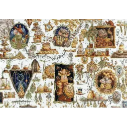 Kreuzstich-Set "Magische Bestien" SANV-48