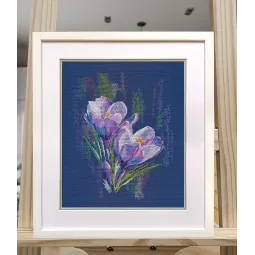 Kryželiu siuvinėjimo rinkinys „Pavasario džiaugsmas“ S1596