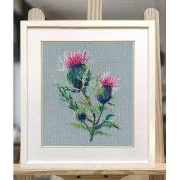 Kreuzstich-Set "Distel" S1595