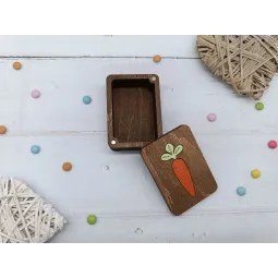 Wooden box. Carrot KF057/32