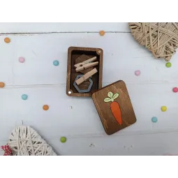 Boîte en bois. Carotte KF057/32