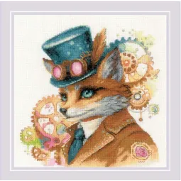Cross stitch kit "Steampunk Fox" 20x20 SR2209