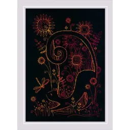 Kit de point de croix "Chats. été" 21x30 SR2174