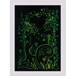 Kryželiu siuvinėjimo rinkinys "Katės. Pavasario melodija" 21x30 SR2172