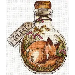 Kryželiu siuvinėjimo rinkinys "Miško sapnai" SANL-23