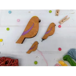 Нитевдеватель. Птица фиолетовая KF070/1-3