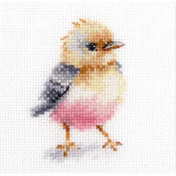 Kit de point de croix "Petits oiseaux. Poussin !" S0-235