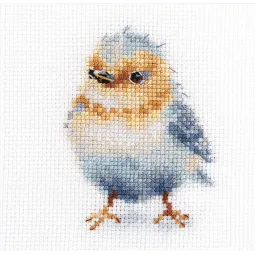 Kit de point de croix "Petits oiseaux. Vue !" S0-233