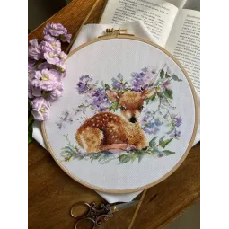 Набор для вышивания крестом "Олененок" SANO-30