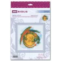 Kryželiu siuvinėjimo rinkinys "Sėkmės moneta" 20x20 SR2142