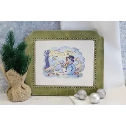 Kit de point de croix « Snow Fun » SM-736