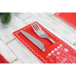 Motifs de Noël. Service de couverts. 4 pièces ST-1014
