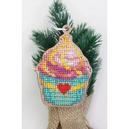 Weihnachtsbaumschmuck. Kuchen Nr. 2 SO-066