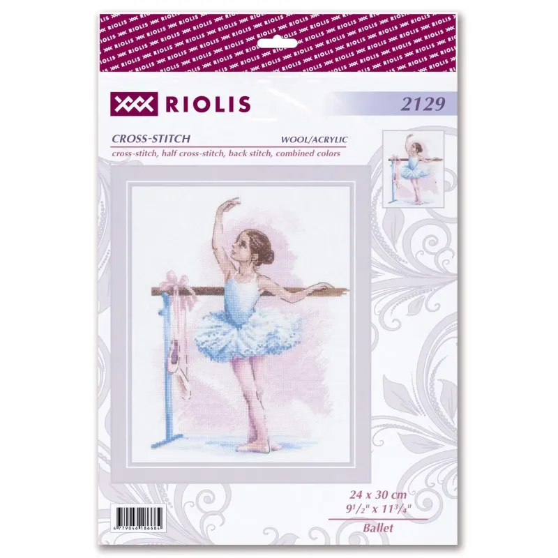 Kit de point de croix Ballet 24x30 SR2129