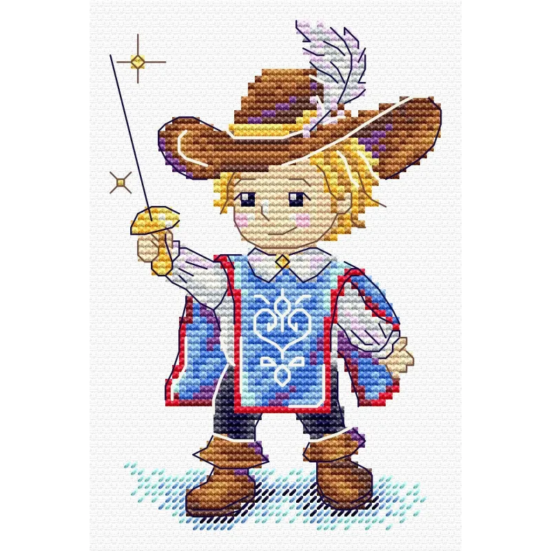 Kryželiu siuvinėjimo rinkinys "Musketeer" SM-730