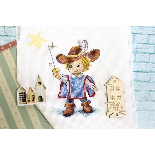 Kryželiu siuvinėjimo rinkinys "Musketeer" SM-730