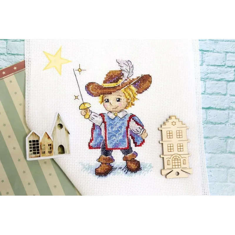 Kryželiu siuvinėjimo rinkinys "Musketeer" SM-730