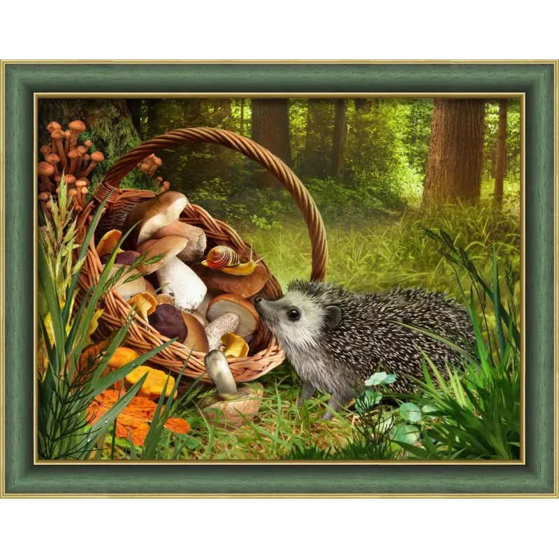 Ežys miške 40x30 cm AM1760