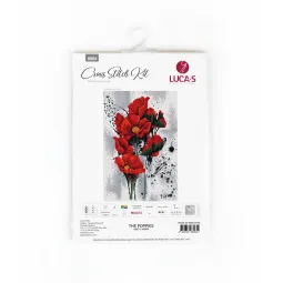 Kreuzstich-Set Mohnblumen SB7014