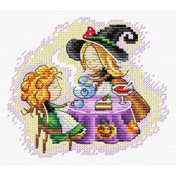 Kit de point de croix "Afternoon tea" SM-677