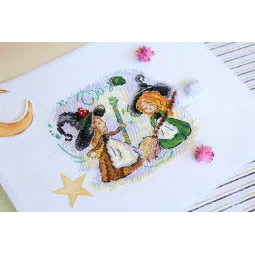 Набор для вышивания крестиком "Волшебная уборка" SM-676