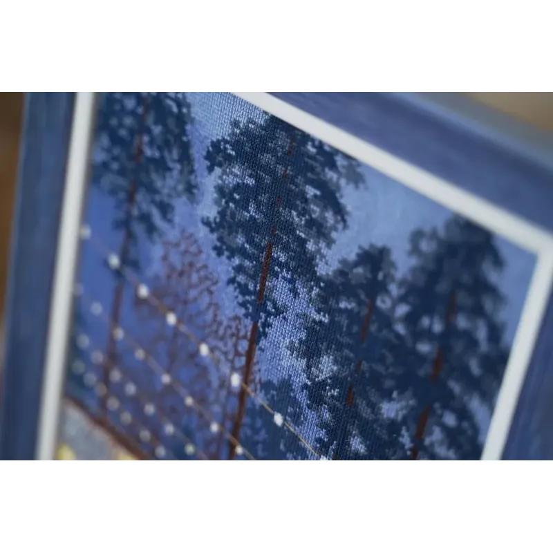 Kreuzstich-Set „Treffen auf der Eisbahn“ 30×24 cm S/GM049