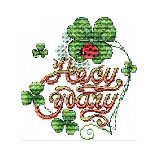 Water-soluble canvas cross sitch kit Bring good luck SV-687