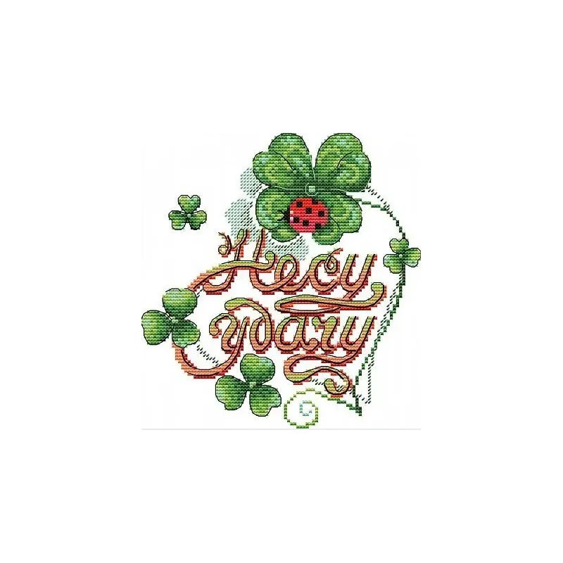 Water-soluble canvas cross sitch kit Bring good luck SV-687
