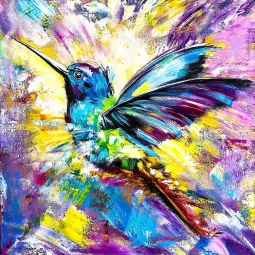 Colourful Flight  38*38 cm WD2518